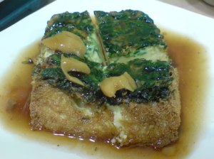 spinach tofu
